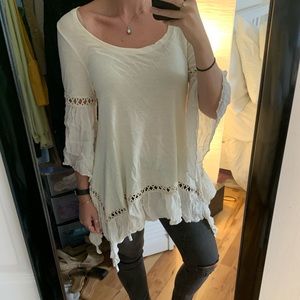 Flowy Cream Tunic